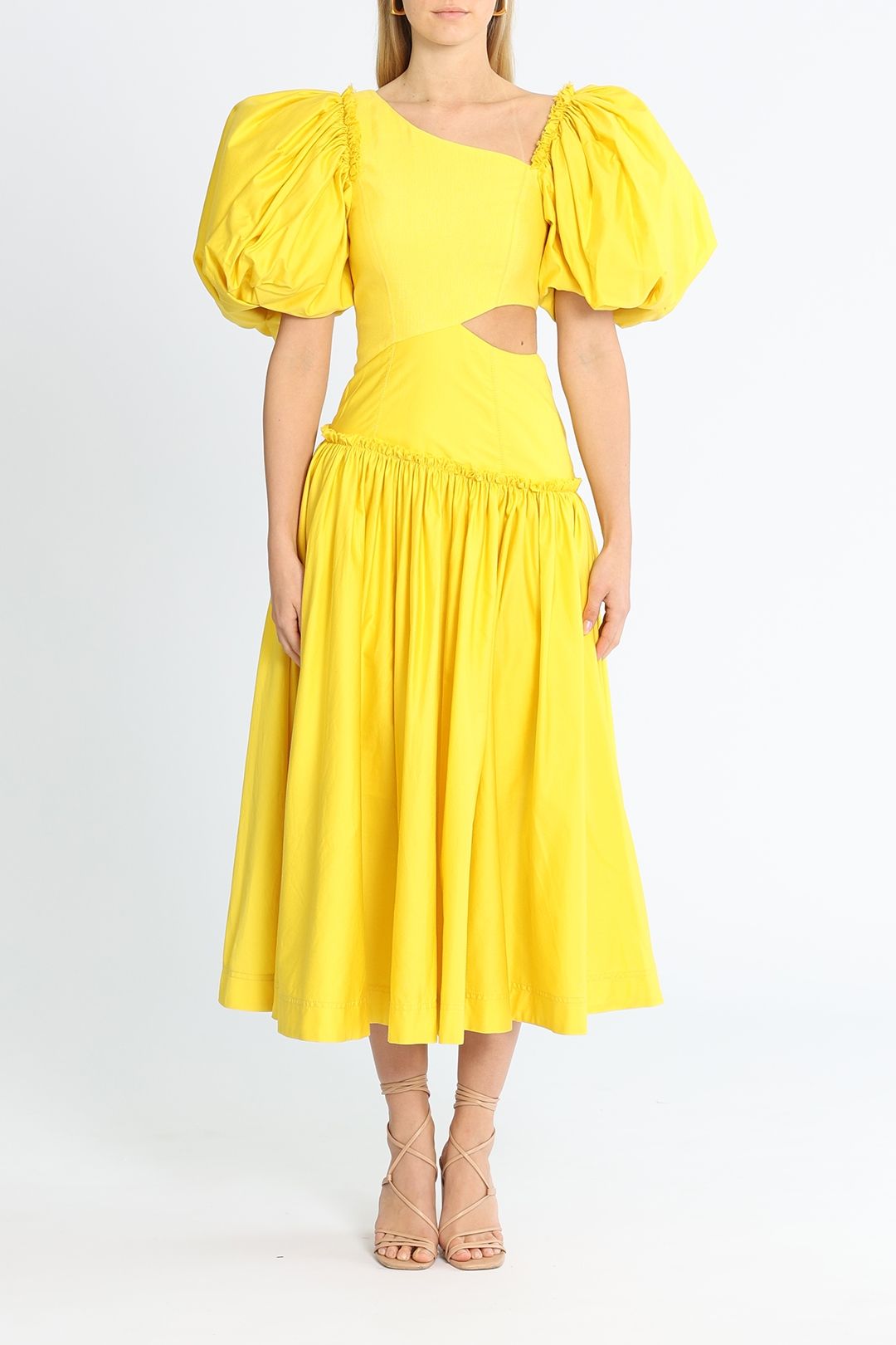 AJE - Chateau Cut Out Midi Dress