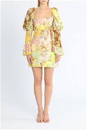 Alemais Matilde Puff Sleeve Mini