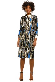 Alexia-Admor-Sofia-Button-Down-Shirt-Dress-Black-Multi-Front