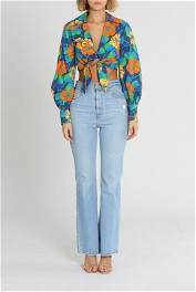 Alice McCall Mazarine Giselle Top Blue