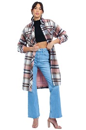 Bande Studio Sophia Longline Belted Jacket Coat