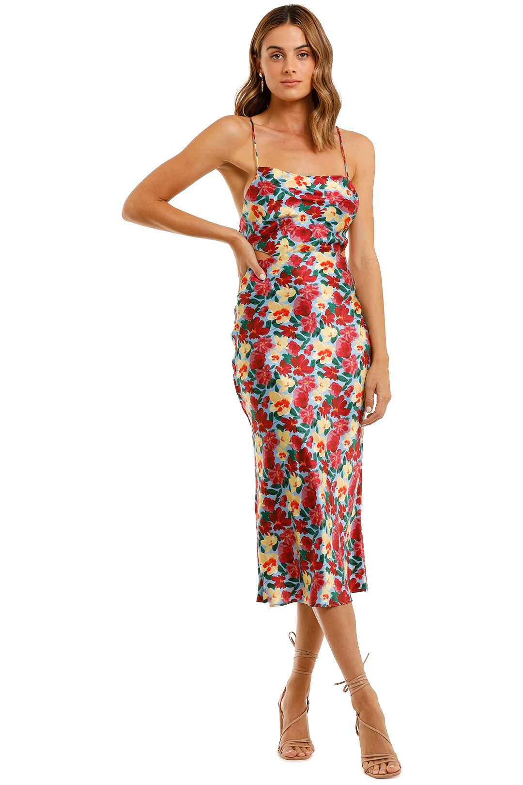 Bec and Bridge Lucette Midi Dress Floral