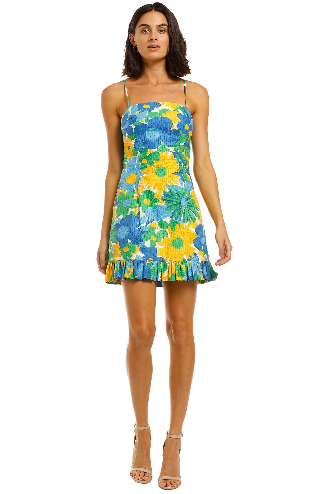 BY JOHNNY - Sunday Floral Frill Mini Dress