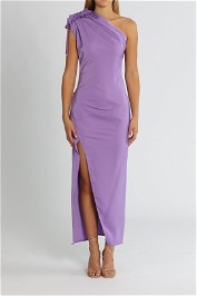 By Johnny Jasmine One Shoulder Dress Purple