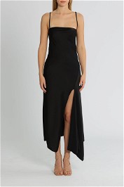Camilla and Marc Acacia Square Neck Dress Black