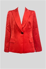Carla Zampatti - Red Satin Jacket
