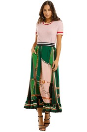 Cooper-By-Trelise-Cooper-Walk-On-The-Wild-Side-Skirt-Green-Chain-Print-Front