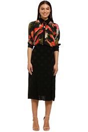Cooper-St-Bright-Eyed-Skirt-Black-Polka-Dot-Front