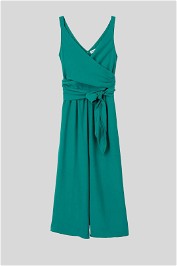 Country Road Green Wrap Waist Jumpsuit