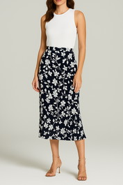 Dress hire casual Kookai Floral Printed Midi Skirt
