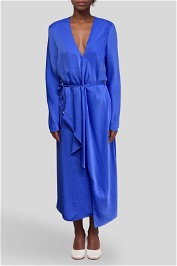 Dress Hire Work Event Recycled Satin Midi Dress