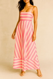 Dress Hire Cocktail Party Aston Studio Rue Dress - Candy Stripe