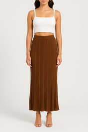 Dress Hire date night Camilla & Marc	Eugeni Dropped Needle Lace Knit Skirt