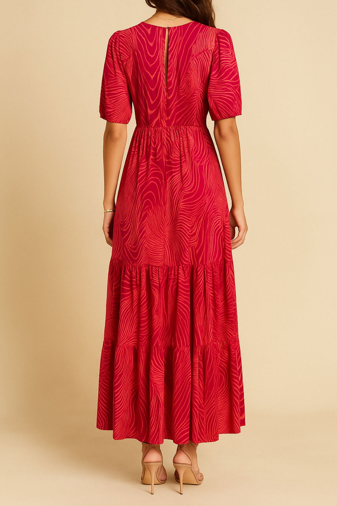 Dress hire daytime event VERGE Rio Dress - Raspberry
