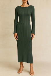 dress hire casual friday minima Willow Merino Wool Knit Dress