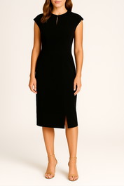 Dress Hire work function Veronika Maine Stretch Suit Pencil Dress Black