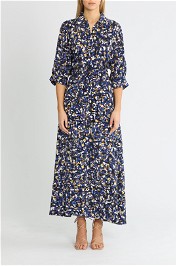 Ginger and Smart Terrazzo Shirt Dress maxi