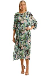 Gorman-Winter-Garden-Long-Dress-Multi-Print-Front