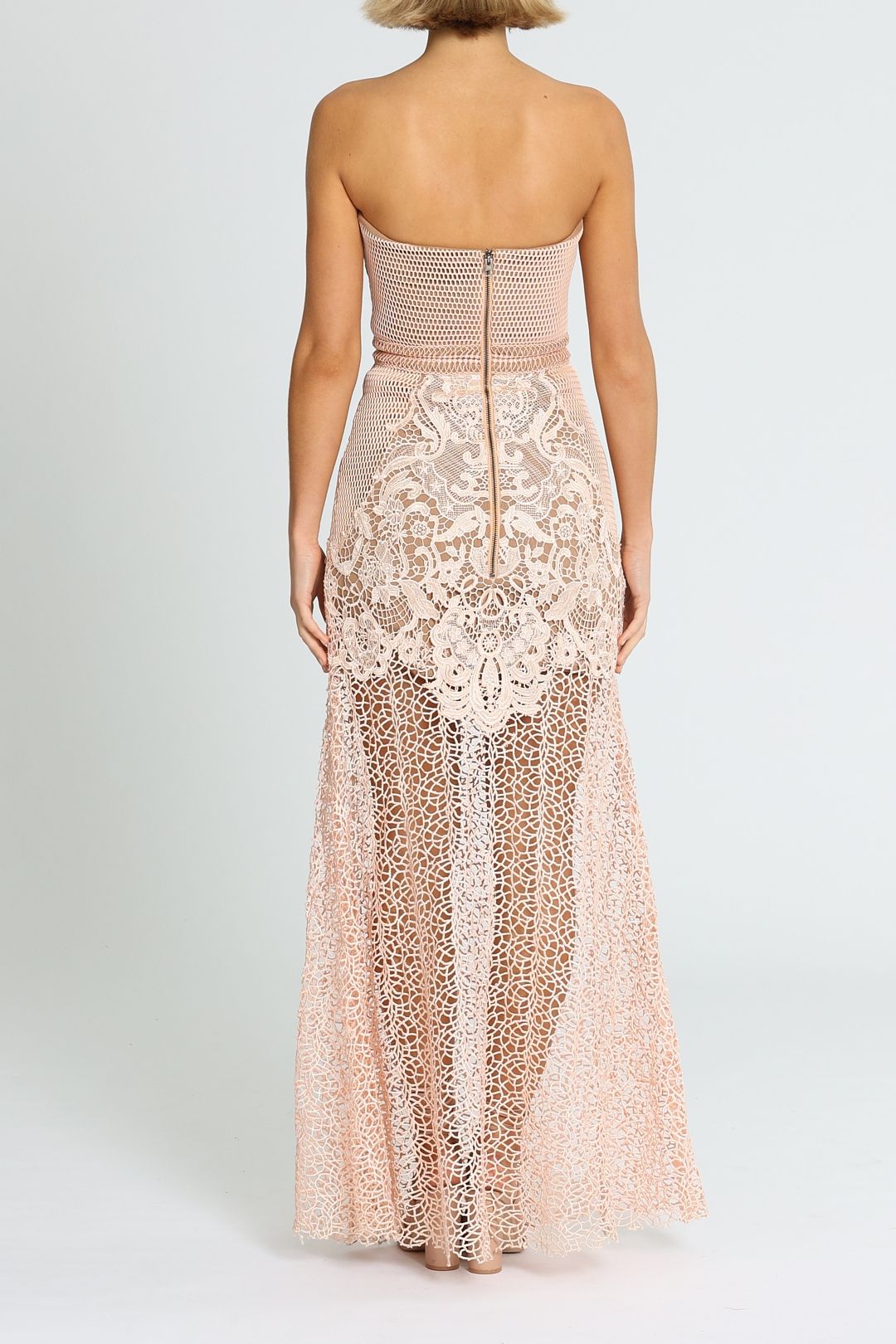 Grace & Hart Adele Gown Blush Lace