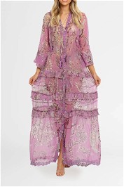 Hemant & Nandita Mavi Kaftan Dress