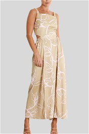 Pasduchas Honeysuckle Satin Dress in Multi