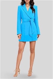 Kookai Alpha Blazer Dress - Diva Blue Mini