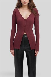 Kookai Denver Merino Wool Top Port Royal