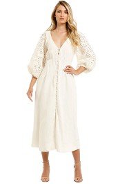 Nicholas-Hasina-Dress-Ivory-Front