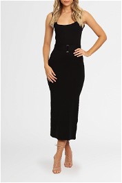 Nicholas Bodycon Black midi