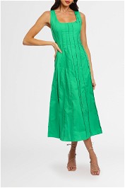 Nicholas Talullah Dress Emerald scoop