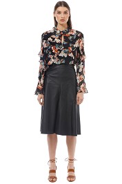 Nicholas - Lola Ruffle Layered Top - Multi - Front