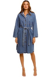 Nobody Denim Day Shirt Dress blue