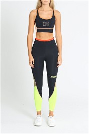 PE NATION Infield Sports Bra Black