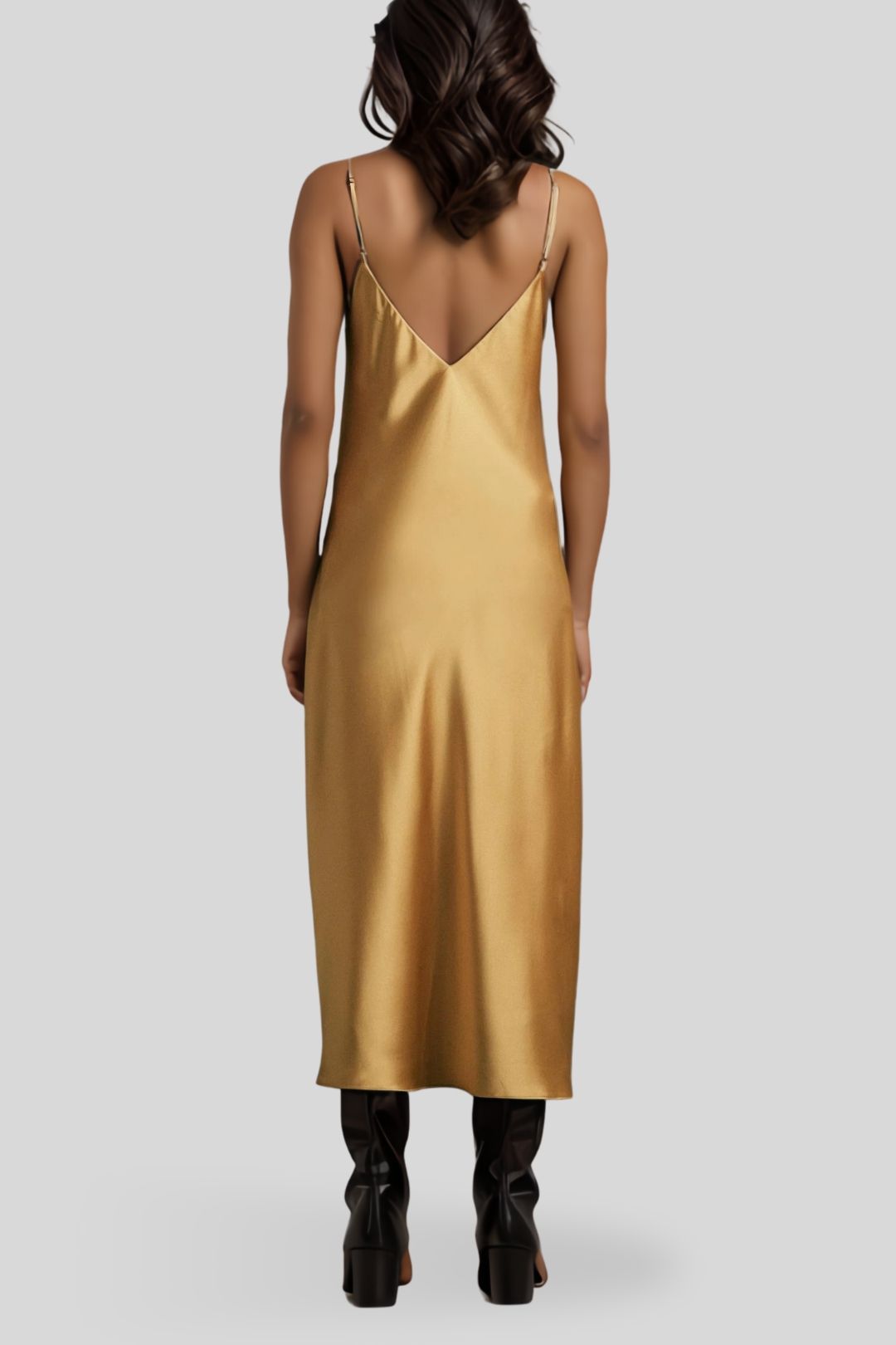 Larissa Slip Dress in Yellow