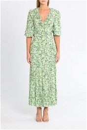 Rixo London Frida Dress Green