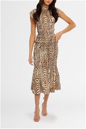 Saba Allegro Shirred Dress