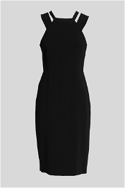 Saba Black Bodycon Viscose Dress