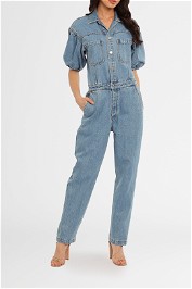 Scotch & Soda Ams Blauw Jumpsuit