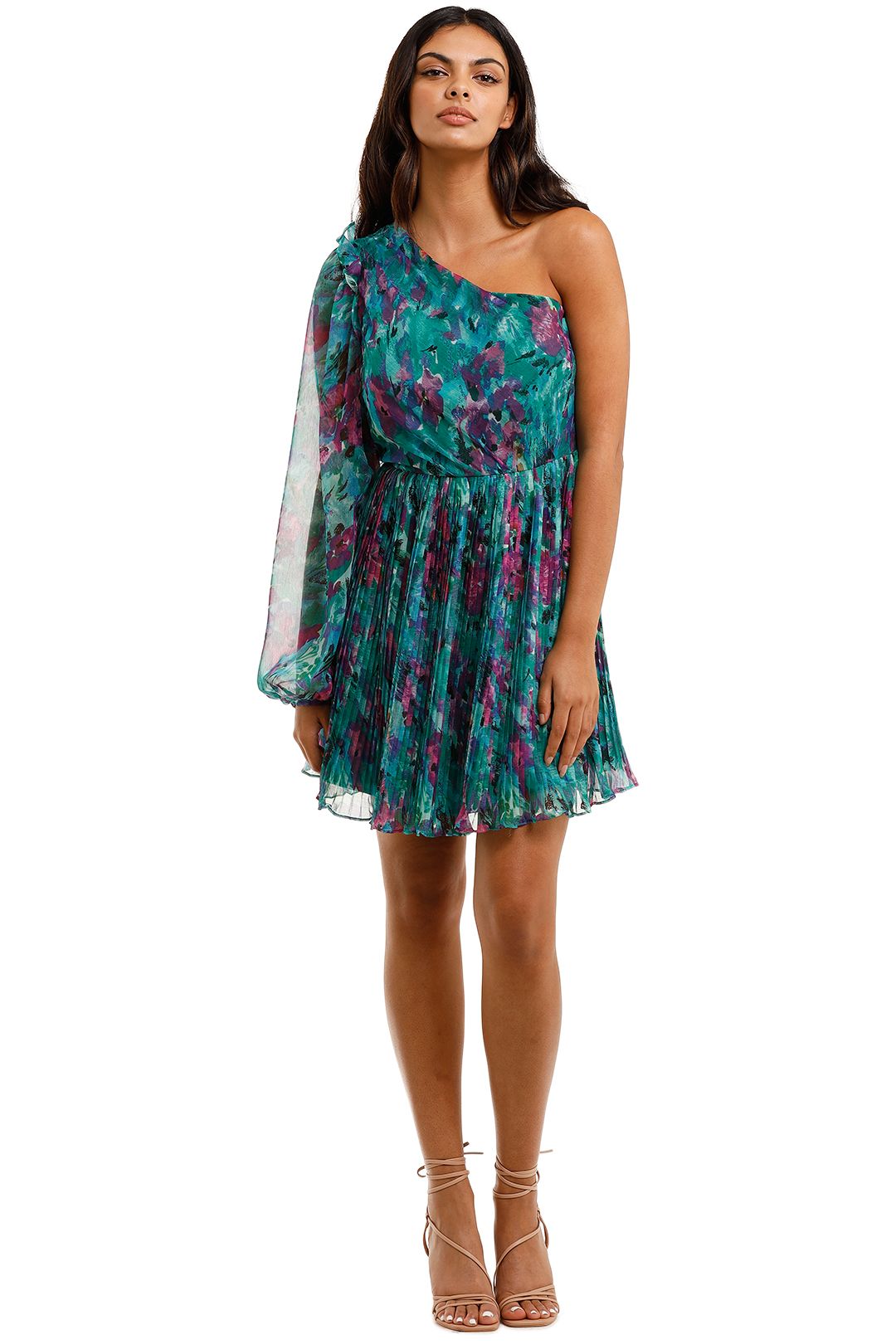 Talulah - Barcelona Nights Mini Dress - Watercolour Floral Print