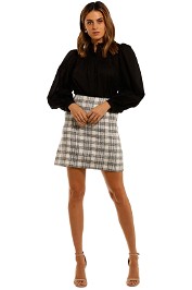 Witchery Check Mini Skirt a line