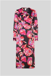 Yaspella LS Wrap Midi Dress