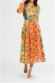 Zimmermann Estelle Spliced Floral Dress